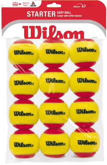 Wilson Starter Red (Stage 3) Zak 12 Stuks geel - nosize