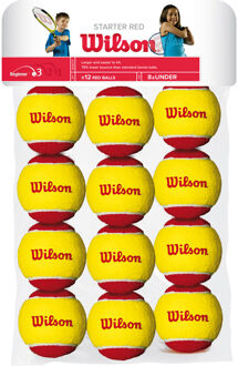 Wilson Starter Red (Stage 3) Zak 12 Stuks geel - one size