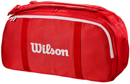 Wilson Super Tour Red Coaches Duffle Tennistas-Rood - nosize
