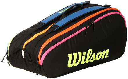 Wilson Team Neon Collection Tennistas 12 Stuks Special Edition-Zwart - nosize
