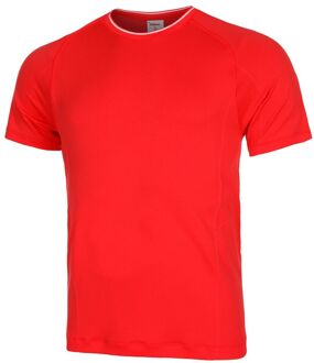 Wilson Team Players Seamless Crew T-shirt Heren rood - M