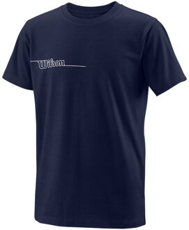 Wilson Team T-shirt Jongens donkerblauw - XS,S