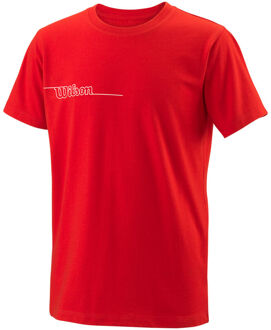 Wilson Team T-shirt Jongens rood - XS