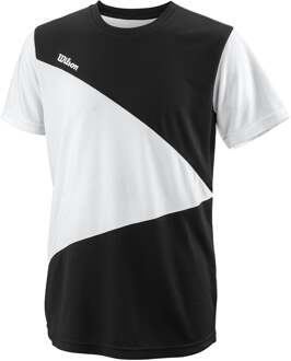 Wilson Team T-shirt Jongens-Zwart,Wit - XS,S,M,L,XL