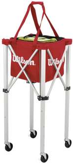 Wilson Tennis Teaching 150 Ballenwagen Met rollen rood - nosize