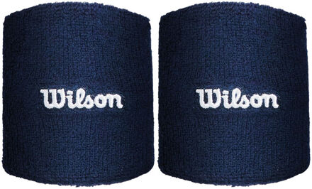 Wilson Terry Logo Zweetband Unisex donkerblauw - nosize
