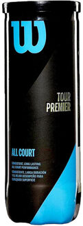 Wilson Tour premier all court tennisballen (pak van 3) - maat One size Geel