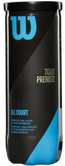 Wilson Tour premier tennisballen (pak van 3) - maat One size Geel