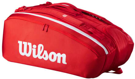 Wilson Tour Super Tour Tennistas 15 Stuks-Rood,Wit - nosize