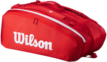 Wilson Tour Super Tour Tennistas 15 Stuks-Rood,Wit - nosize