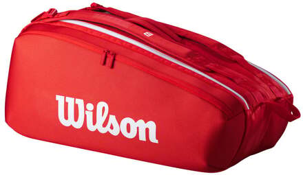 Wilson Tour Super Tour Tennistas 9 Stuks-Rood - nosize