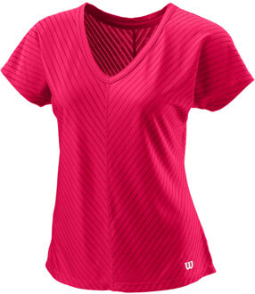 Wilson Training V-Neck II T-shirt Dames pink - XS