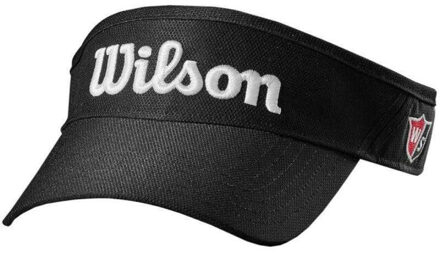 Wilson Unisex geborduurde logopet voor volwassenen Zwart - One size