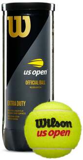 Wilson US Open Verpakking 3 Stuks geel - nosize