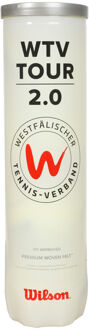 Wilson WTV TOUR 2.0 Verpakking 4 stuks geel - nosize