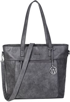 Wimona Evelina Schoudertas Grijs 4035
