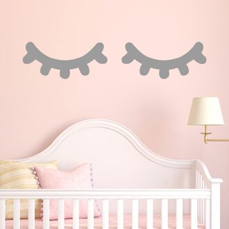 Wimper Diy Muursticker Grappig Slaperige Ogen Home Decor Decal Slaapkamer Woonkamer Decor Voor Volwassen Kinderen Vinyl Art Mural behang
