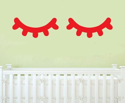 Wimper Diy Muursticker Grappig Slaperige Ogen Home Decor Decal Slaapkamer Woonkamer Decor Voor Volwassen Kinderen Vinyl Art Mural behang