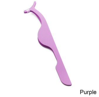 Wimpers Pincet Kleur Wimpers Curler Makeup Tools Lash Curler Nipper Rvs Golden Metal Beauty Cosmetica Instrument paars