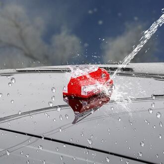 Wind Aangedreven Haaienvin Antenne Licht Antena Voor Mitsubishi Asx Lancer 10 Outlander Pajero Sport 9 L200 Colt Carisma galant Grandi rood