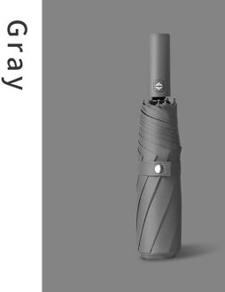Wind Slip Opvouwbare Automatische Paraplu Mannen Auto Luxe Grote Winddicht Paraplu Regen Voor Vrouwen Zwarte Coating Grijs
