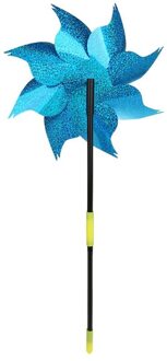 Wind Spinner Windmolen Speelgoed Kids Kinderen Tuin Decoratie Rotatie Glitter Sequin Windmolens Glow Kleurrijke Speelgoed Outdoor