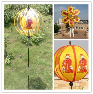 Wind turn outdoor windmolen yinfenglun mammografie ronde bal wind turn speelgoed props decoratie