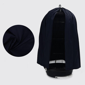 Winddicht Accessoires Vogelkooi Cover Anti Regen Light-proof Thicken Dusproof Papegaai Slaap Schaduw Verminderen Afleiding Nylon Blauw