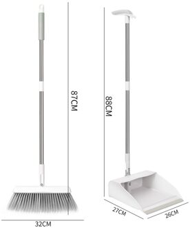 Winddicht Bezem Stoffer Pak Opvouwbare Opslag Zachte Schoon Huis Vegen Cleaning Tools