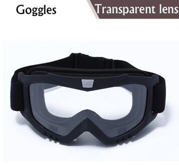 Winddicht Dirt Bike Ski Bril Uv-bescherming Ademend Mx Off Road Brede Vision Motorfiets Helmen Goggles Gafas Motocross doorzichtig