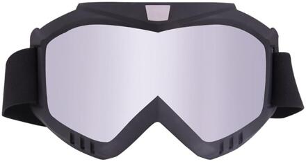 Winddicht Dirt Bike Ski Bril Uv-bescherming Ademend Mx Off Road Brede Vision Motorfiets Helmen Goggles Gafas Motocross wit