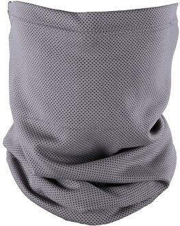 Winddicht Fietsen Sjaal Anti-Zweet Fiets Bandana Sport Sjaal Gezichtsmasker Hoofdband Outdoor Zon Bescherming Faceneck Gaiter Sjaal Grijs