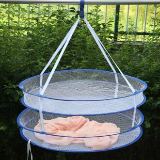 Winddicht Multilayer Woonaccessoires Waslijn Netto Wassen Netto Wasmand Nylon Opvouwbare Kleding Mand