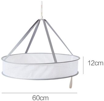 Winddicht Wasdroger Droogrek Voor Truien Opknoping Wasmand Mesh Opvouwbare Netten Dubbele Laag L single
