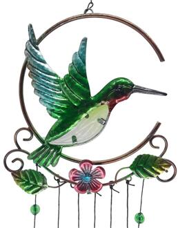 Windgong Aluminium Opknoping Ornament Home Outdoor Tuin Yard Deco Hummingbird Wind Chime Hangt Hanger Voor Woonkamer