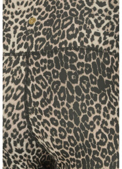 windia w printed short tights korte trainingslegging dames - Veelkleurig - 38