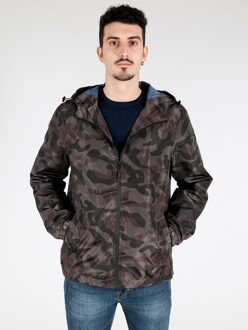 Windjack camouflage hoodie