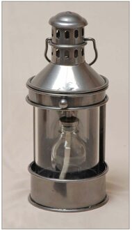 Windlicht - Lantaarn met olielamp L - metaal - 28x12cm