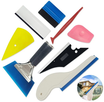 Window Tint Tool Kit Vinyl Car Wrap Stickers Tool Set Auto Car Accessories Carbon Foil Tinting Squeegee Film Cutter Knife