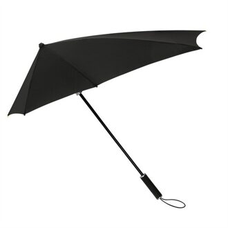 Windproof storm paraplu 100 cm zwart - Paraplu's