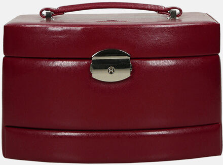 Windrose Merino sieradendoos uitklapbaar rood - No Size