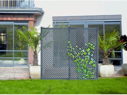 Windscherm Privé - Copolymeer - Antraciet - 100x200cm