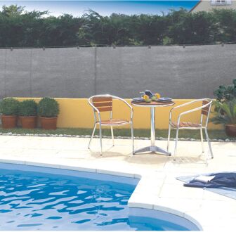 Windscherm Recynet Plus - Synthetisch - Grijs - 150x1000cm