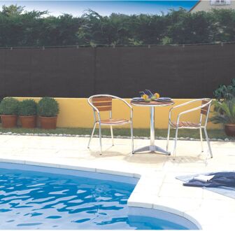 Windscherm Recynet Plus - Synthetisch - Zwart - 100x300cm