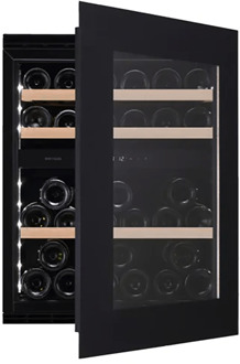 Wine Klima D33-SV78-PUSH 78 cm hoog Zwart