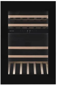 Wine Klima D50-SV88-PUSH Zwart