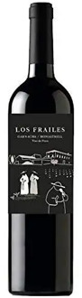 Wine red the Frailes Monastrell Garnacha, D.O Valencia, free from Spain, red wine