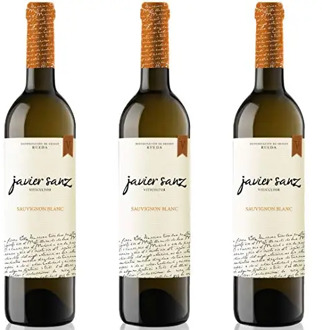 Wine white Javier Sanz - 3 bottles x 750ml, free shipping from Spain, white wine