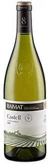 Wine White RAIMAT chardonnay, D.O, Catalonia, bottle 75 cl, free from Spain, White wine