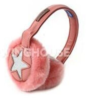 Winghouse Kinderen Oorbeschermers Meisje Warm Oordopjes vijfpuntige Sterren Pluche Oor Covers Kids Winddicht Winter Hoofdtelefoon Bont Oor Zakken